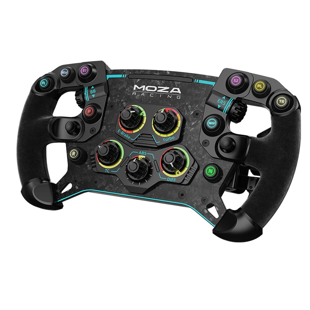 Moza Racing GS Steering Wheel V2P (Alcantara / Leather) - Thumbnail 2